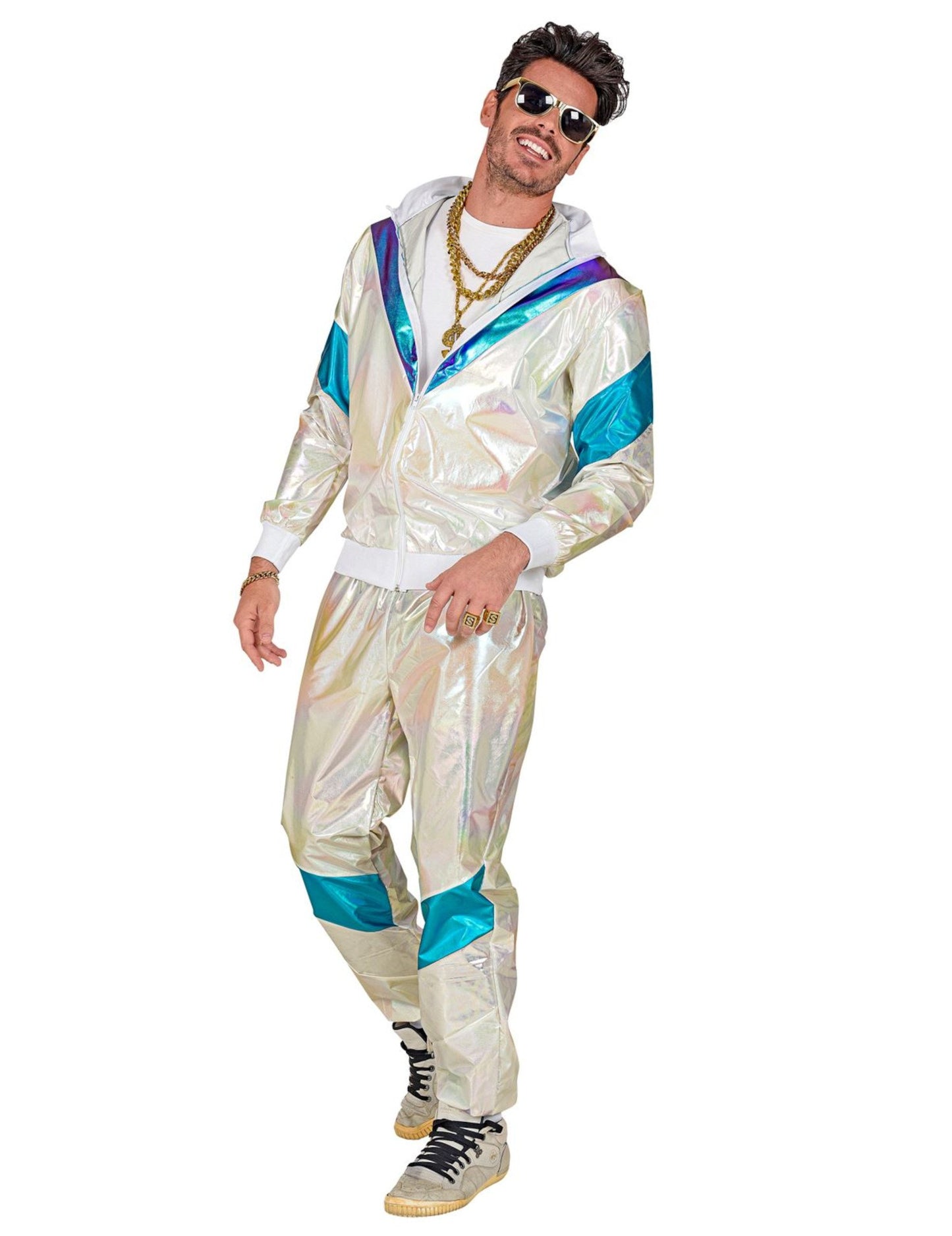 Holografický teplákový kostým pro dospělé