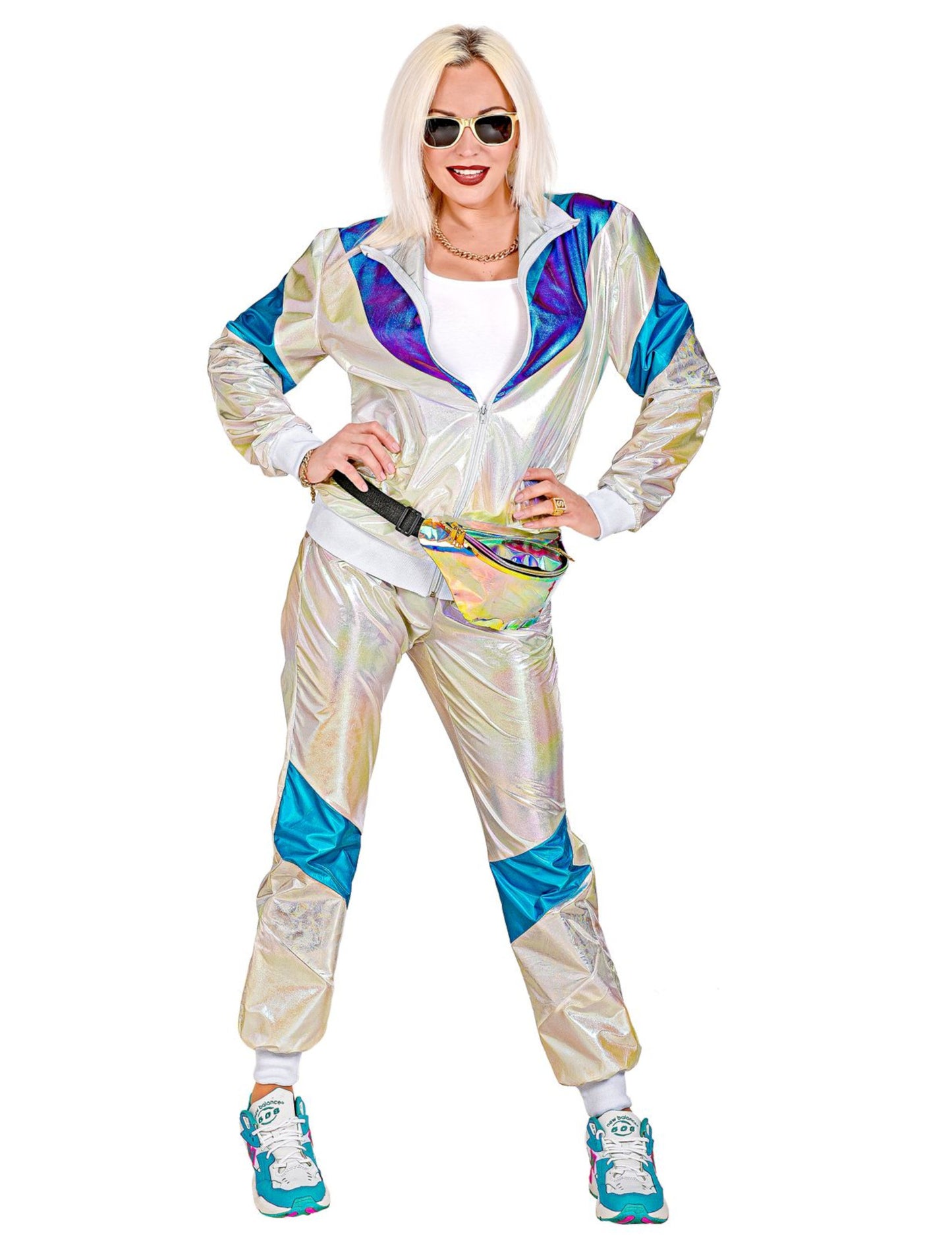 Holografický teplákový kostým pro dospělé