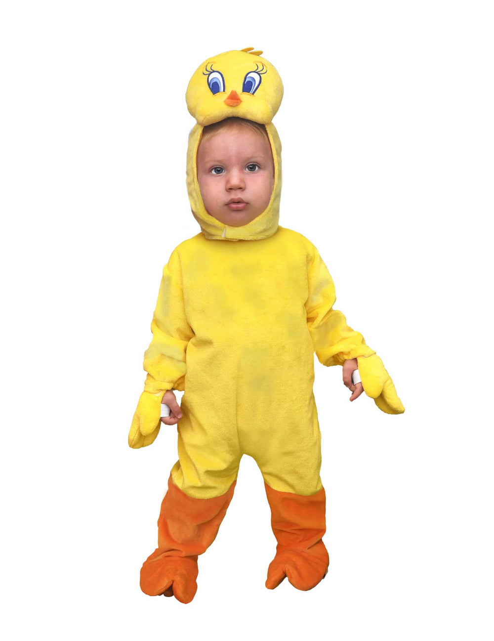 Kostým Titi pro miminko žlutá a oranžová