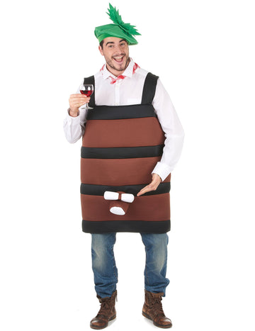 Kostým pro dospělé z vinného sudu