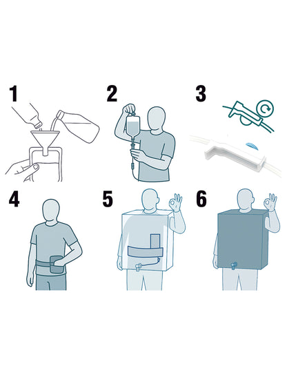 Humorný kostým sudu na víno pro dospělé 