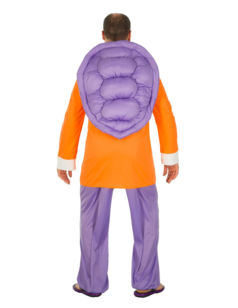 Pohled zezadu s krunýřem kostýmu Mistr Želva Dragon Ball™