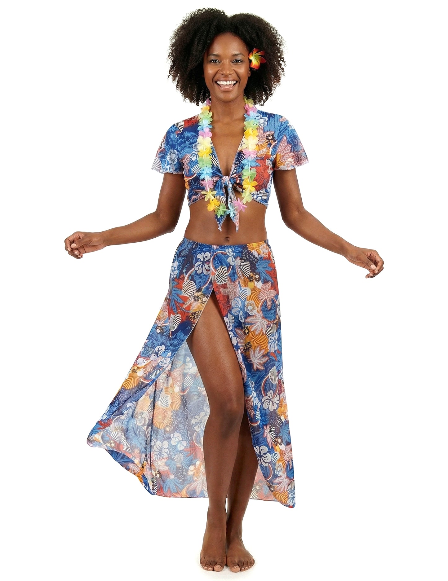 Urlauberinkostüm Hawaii für Damen