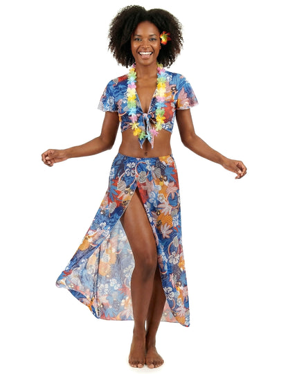 Urlauberinkostüm Hawaii für Damen
