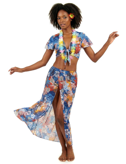 Urlauberinkostüm Hawaii für Damen