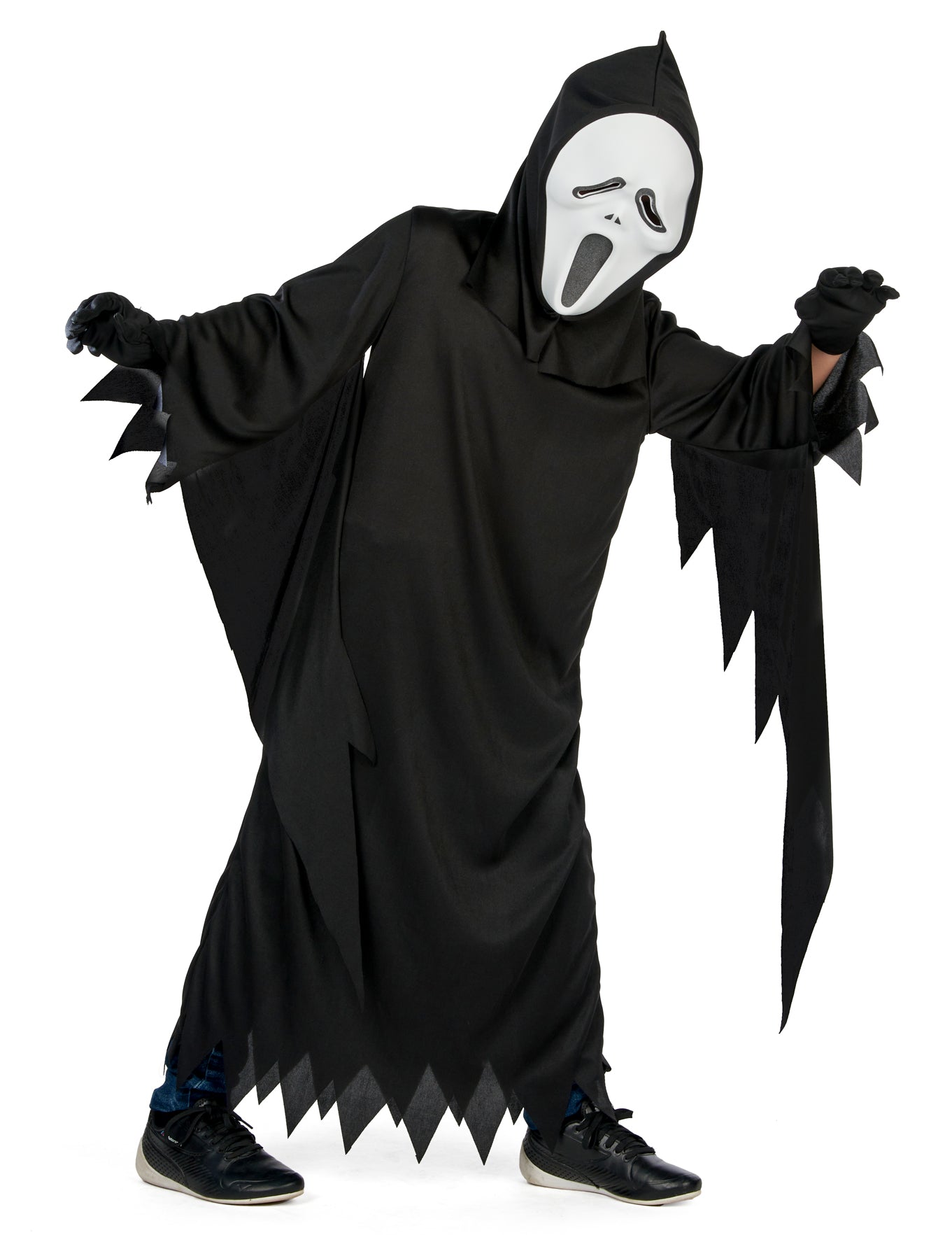 Dětský kostým vraha z hororového filmu