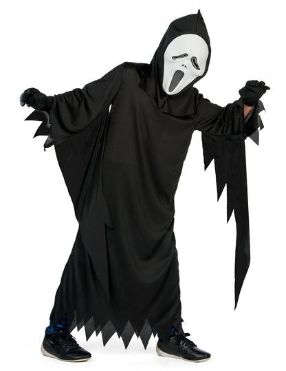 Dětský kostým vraha z hororového filmu