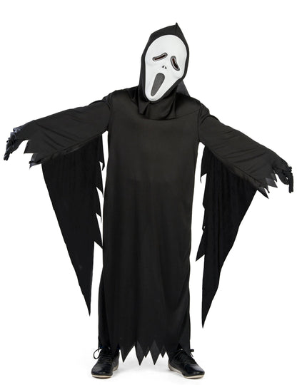 Dětský kostým vraha z hororového filmu