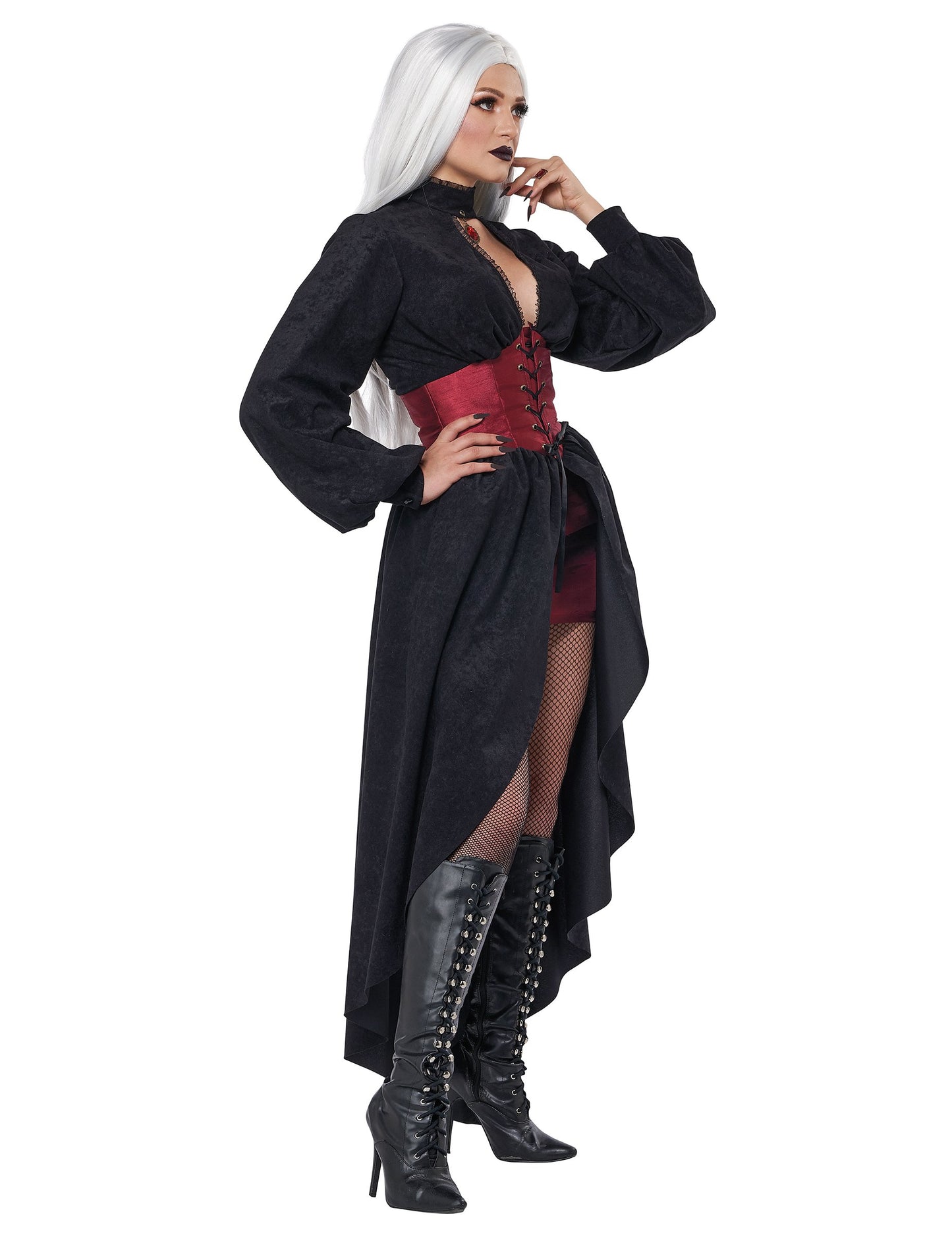 Luxusní dámský kostým upírky s korzetem