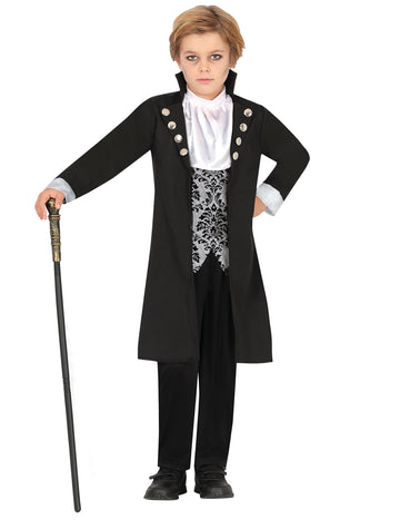 Chlapecký kostým stříbrného upíra
