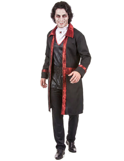 Elegantní upírský kostým pro muže na Halloween