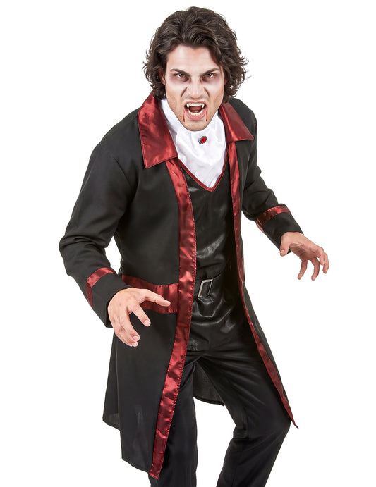 Elegantní upírský kostým pro muže na Halloween