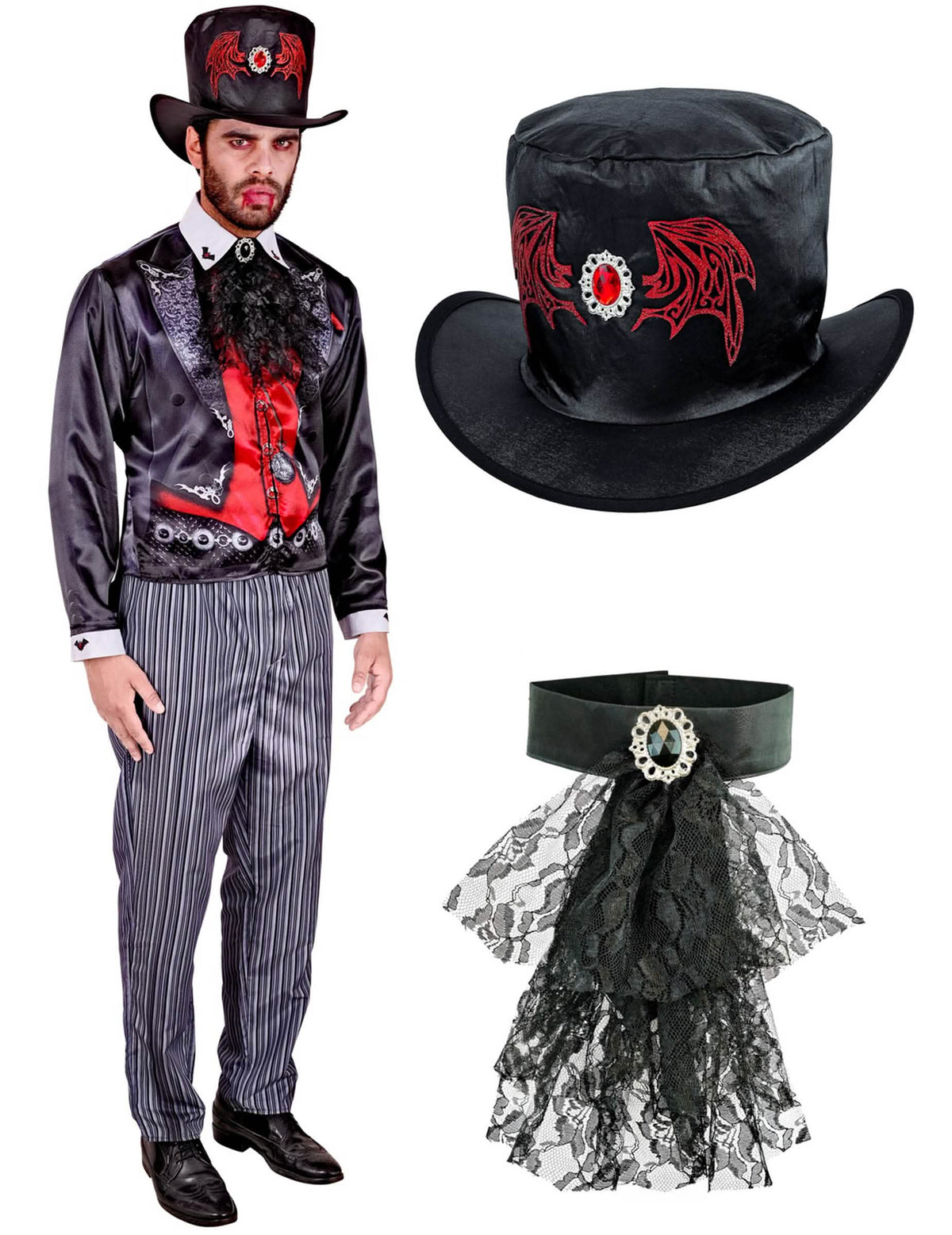 Pánský kostým upíra dandy
