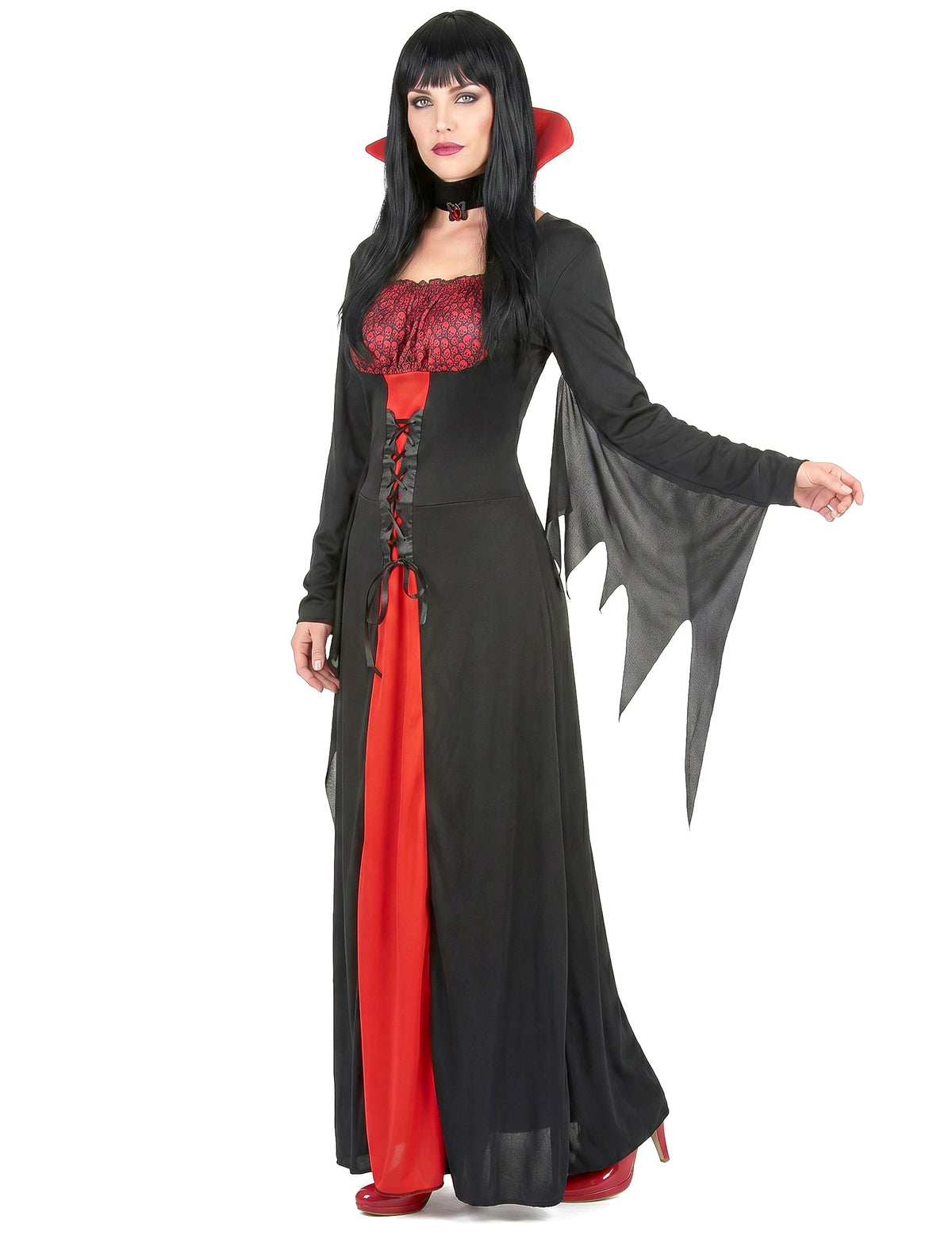 Elegantní upírský kostým pro ženy na Halloween