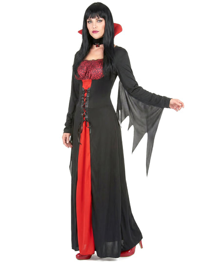 Elegantní upírský kostým pro ženy na Halloween