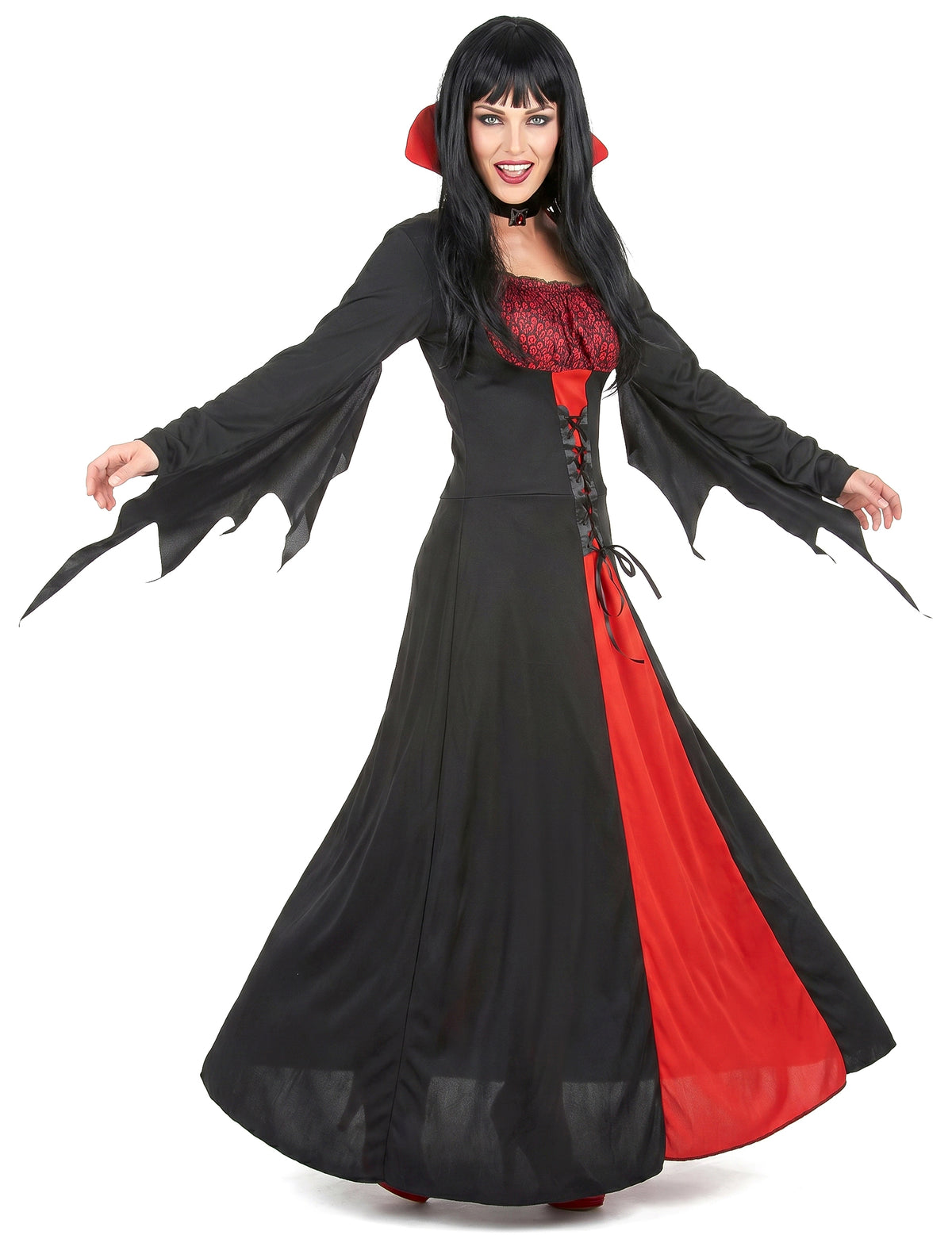 Elegantní upírský kostým pro ženy na Halloween
