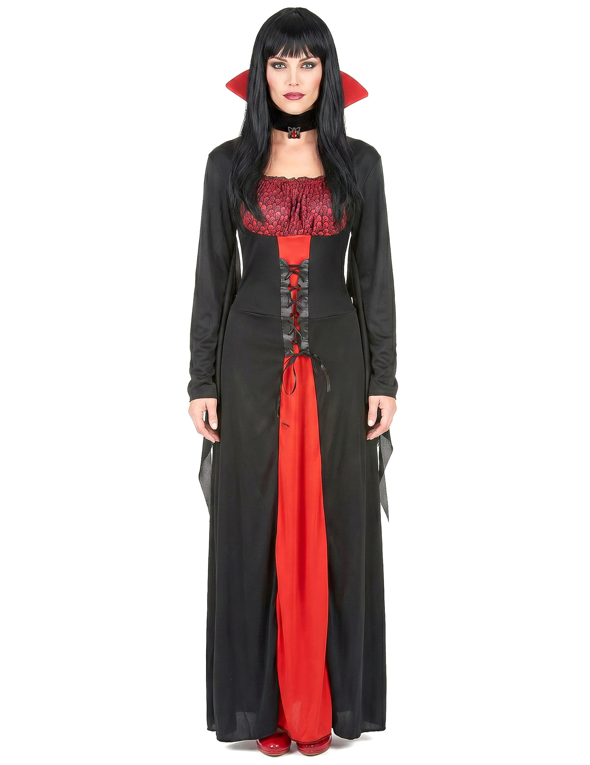 Elegantní upírský kostým pro ženy na Halloween