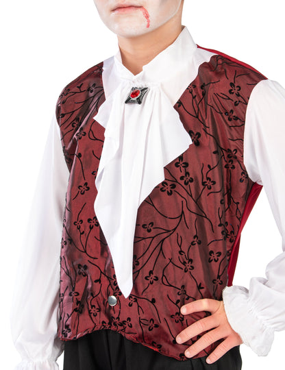 Elegantní chlapecký upíří kostým