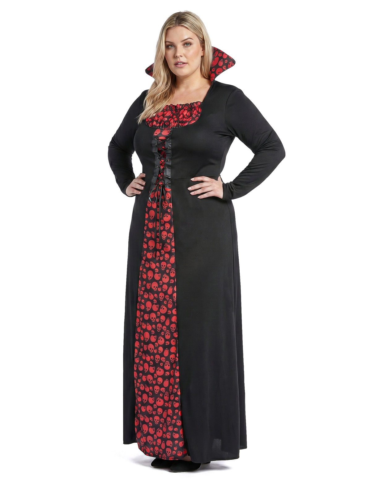 Elegantní upírský kostým pro ženy větších velikostí