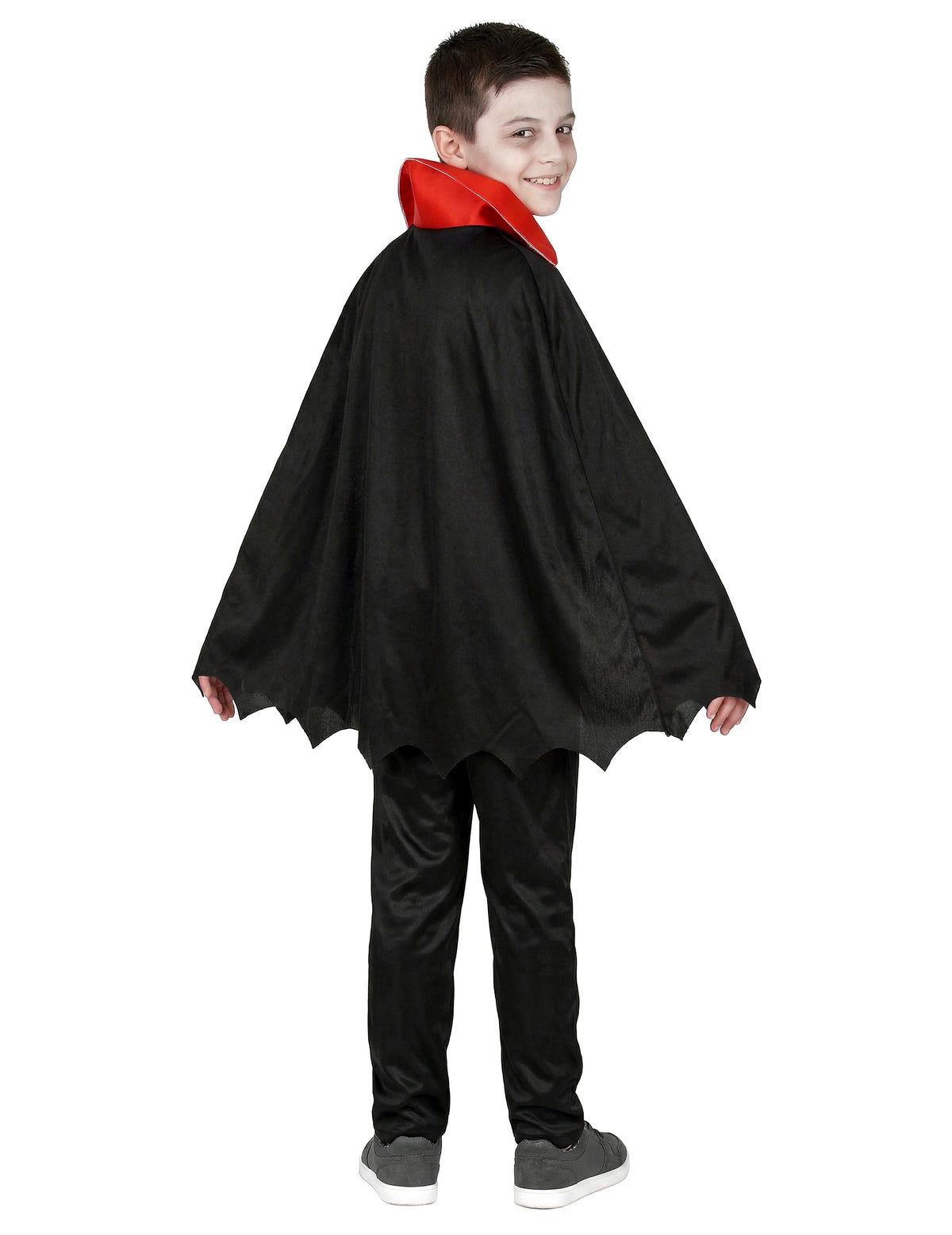 Vue de dos du déguisement de vampire pour garçon