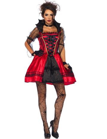 Dámský sexy gotický upírský kostým pro Halloween