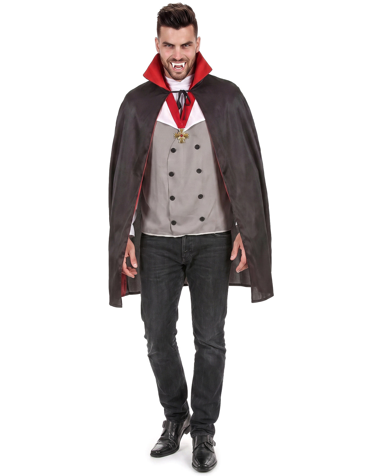 Pánský kostým šedého upíra na Halloween
