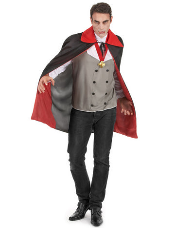 Pánský kostým šedého upíra na Halloween
