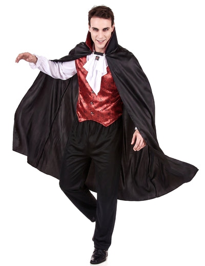 Pánský kostým červeného upíra na Halloween