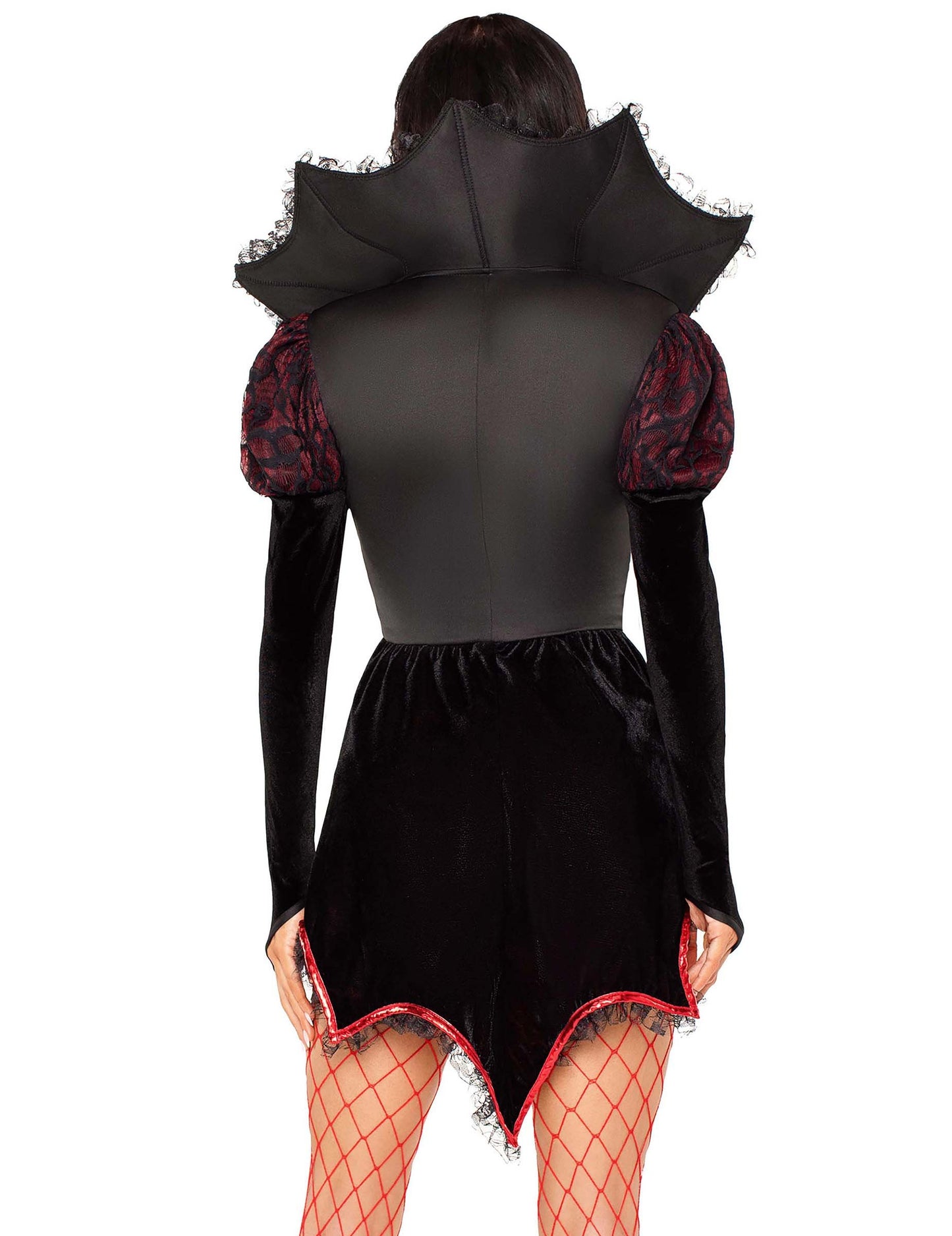 Vue de dos du déguisement vampire sexy