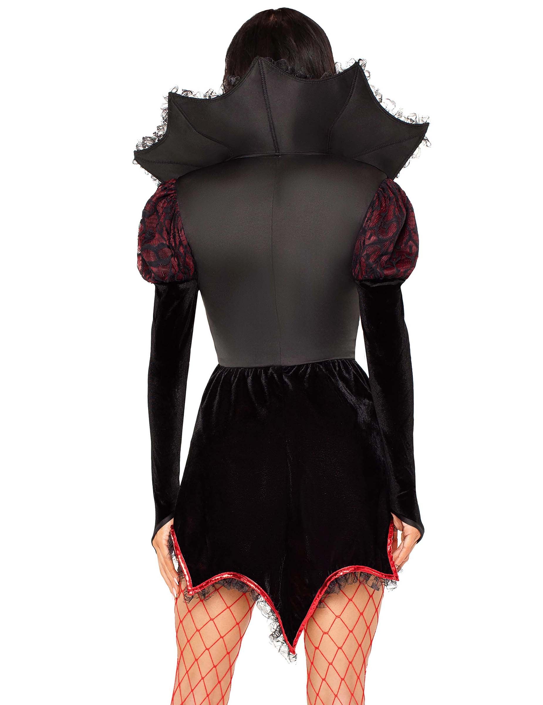 Vue de dos du déguisement vampire sexy