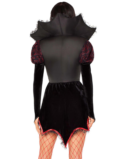 Vue de dos du déguisement vampire sexy