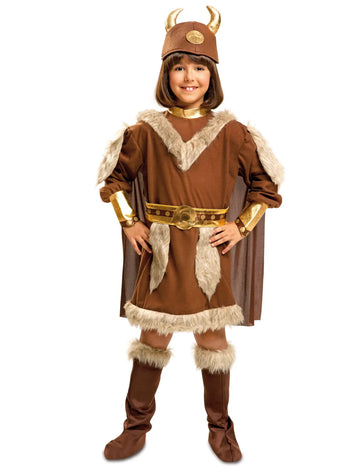 Dětský chlupatý vikingský kostým