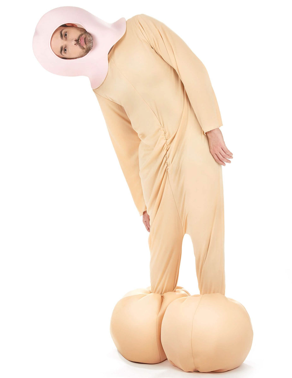 Pohled z profilu na kostým zizi pro dospělý