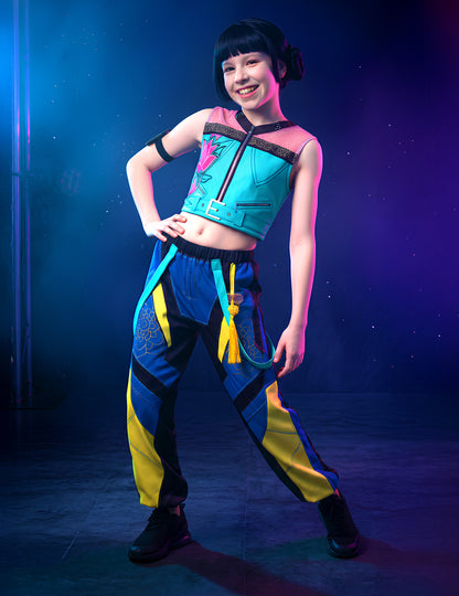 Kostým Zoey Kpop Demon Hunter™ pro dívky 
