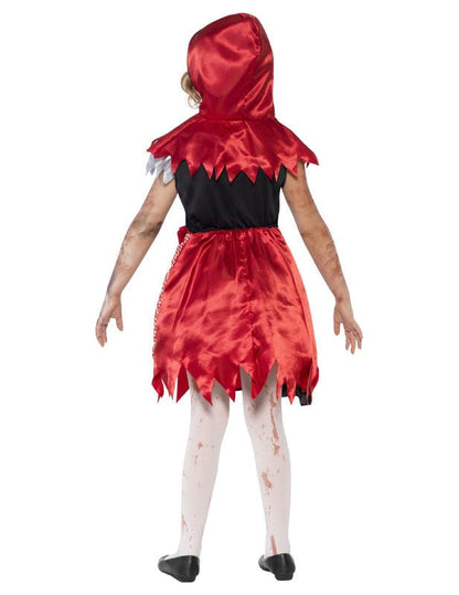 Dívčí kostým Červené Karkulky zombie