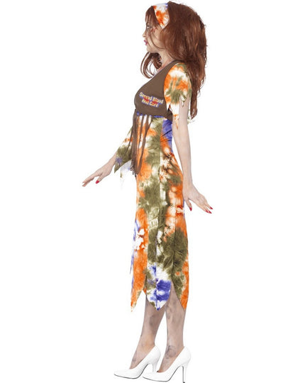 Dámský kostým hippie zombie na Halloween