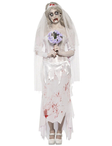 Dámský kostým zombie nevěsty na Halloween