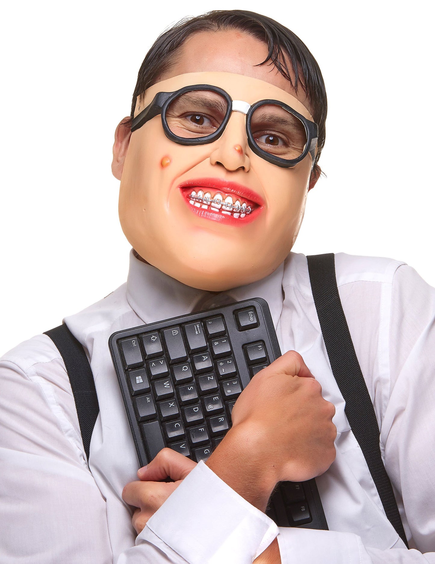 Latexová polomaska pro dospělé geeky