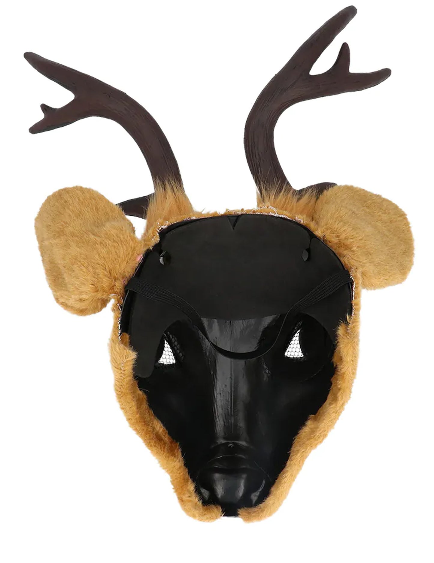 Poloviční plyšová maska jelena pro dospělé 