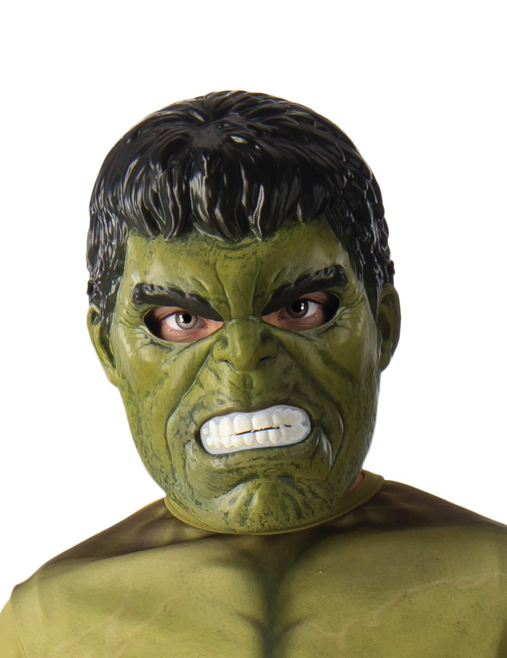 Poloviční maska Hulk pro dítě zelená