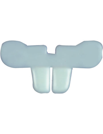 Dentier lapin pour adulte blanc