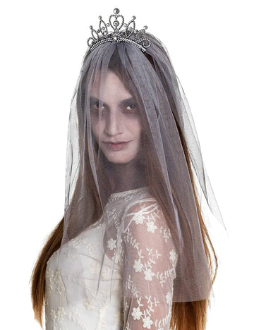 Diadém se závojem pro svatbu žen