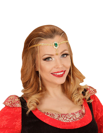 Zlatá elfská tiara pro dospělé