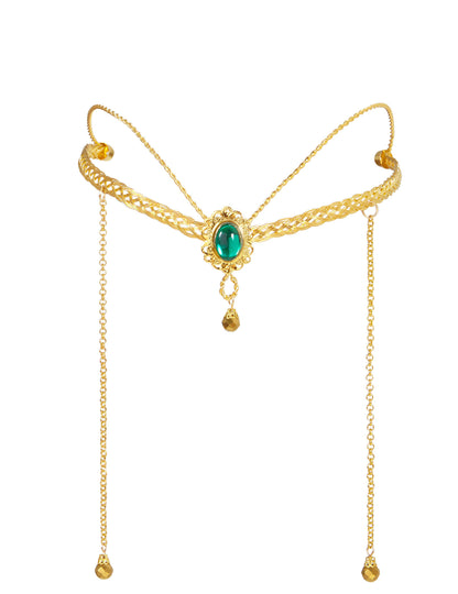 Dospělý pozlacený elf Tiara