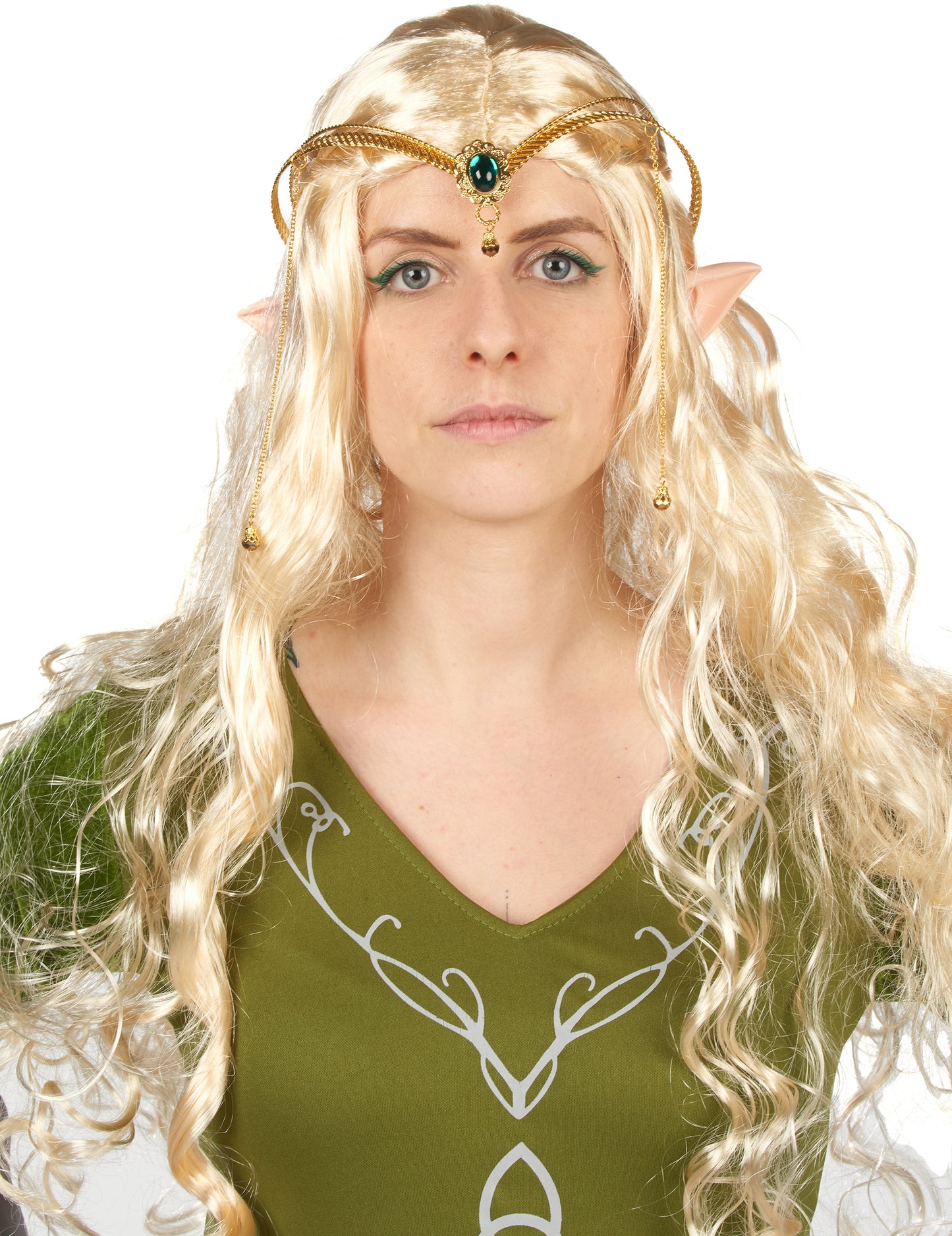 Dospělý pozlacený elf Tiara