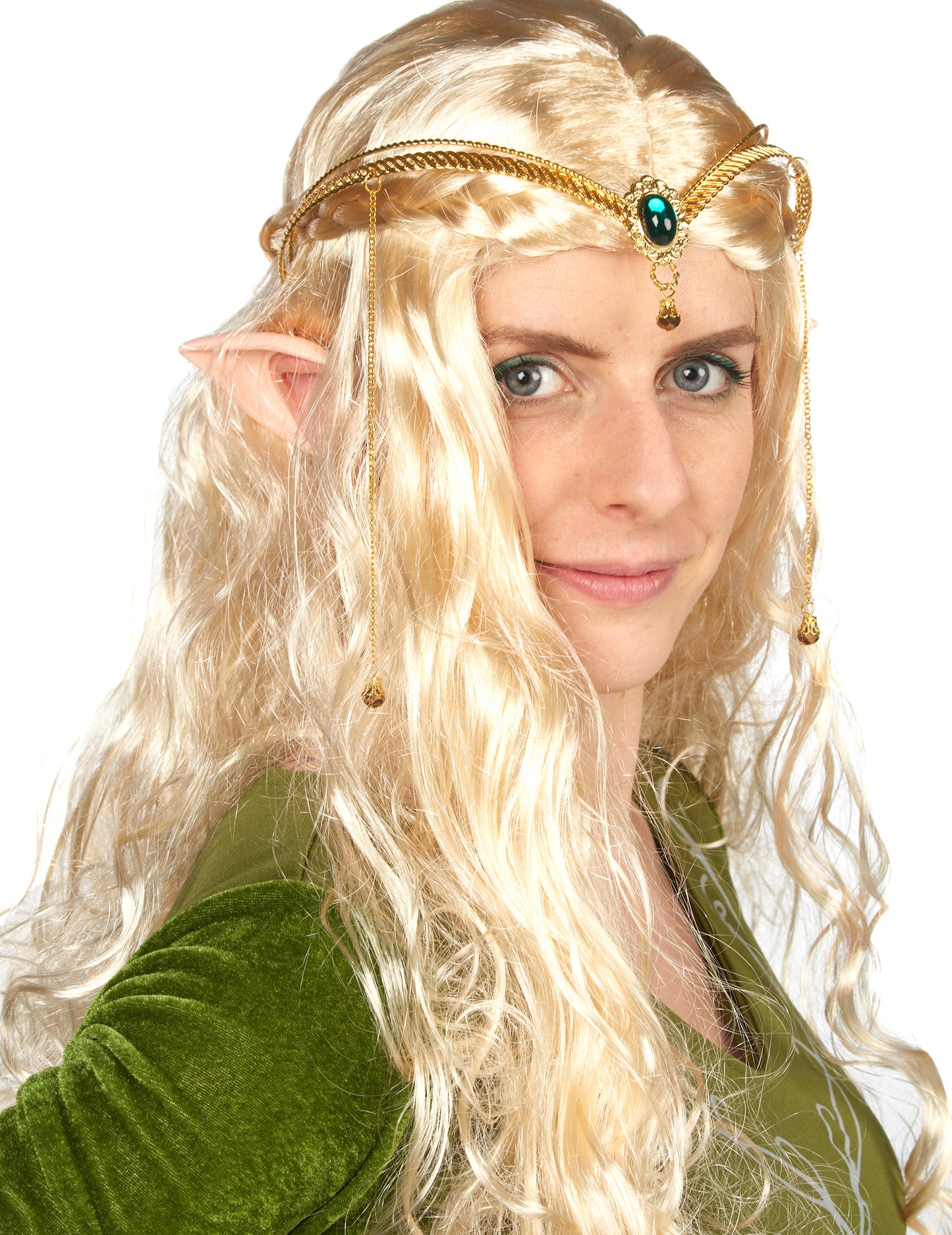 Dospělý pozlacený elf Tiara