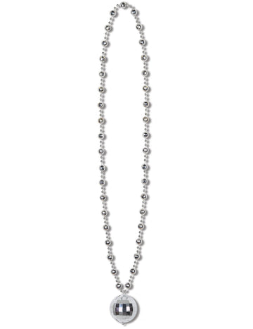 Stříbrný náhrdelník s disko koulí