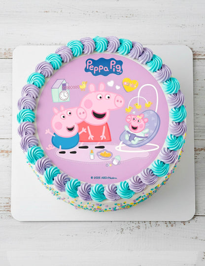 Jedlý papír na dort Peppa Pig™ New Baby 20 cm