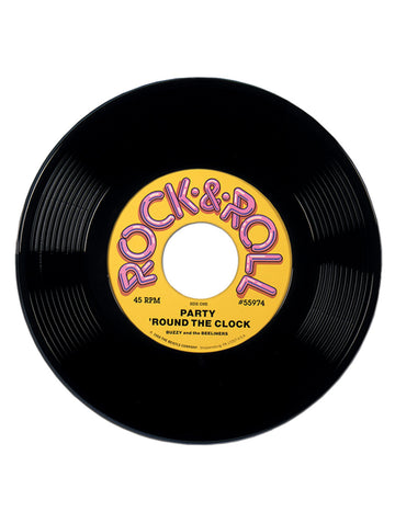 Obří vinylová deska 48 cm dekorace ve stylu 50. let 