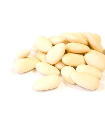 Mandle v cukru barvy slonové kosti 500 g na svatbu 